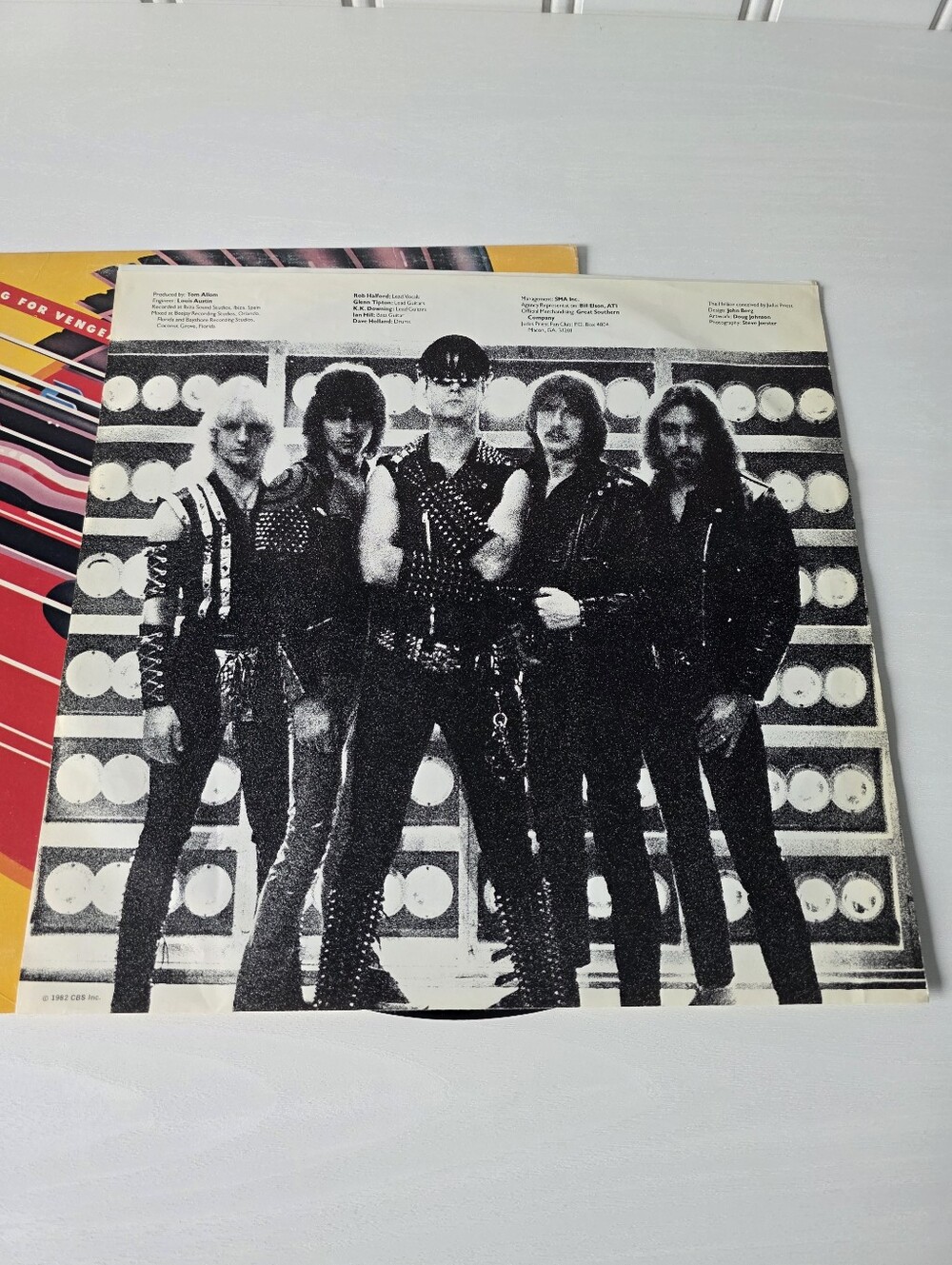 Vintage Judas Priest Screaming For Vengeance Vinyl LP Columbia Records 1982 - Picture 9 of 14